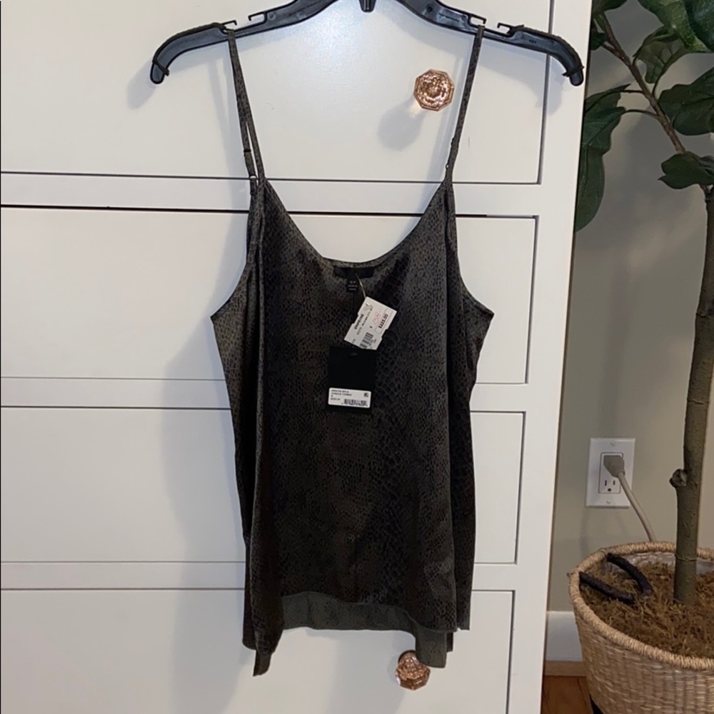 ATM silk snake skin tank